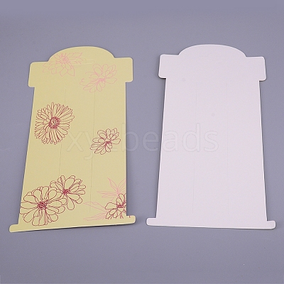 Hair Clip Display Cards DIY-WH0167-86O-1
