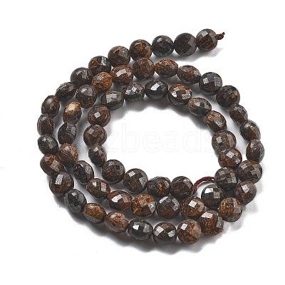 Natural Bronzite Beads Strands G-C179-A07-02-1