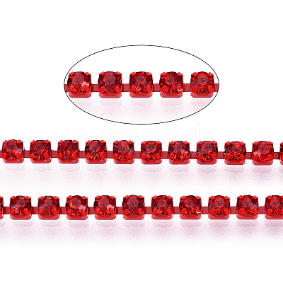 Electrophoresis Iron Rhinestone Strass Chains CHC-Q009-SS6.5-B07-1