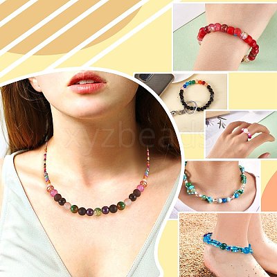 2 Bag Glass Round Beads Set JX547L-1