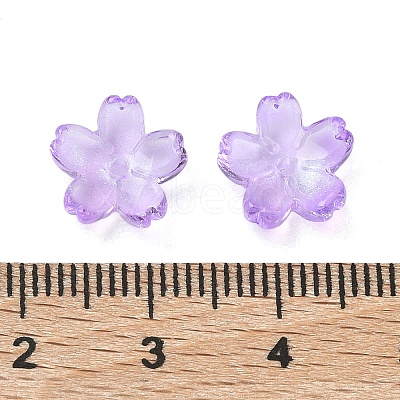 Dyed & Heated Glass Bead Caps GLAA-Z019-03P-1