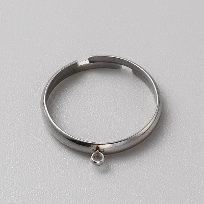 304 Stainless Steel Loop Ring Base FIND-WH0161-31A-P-1