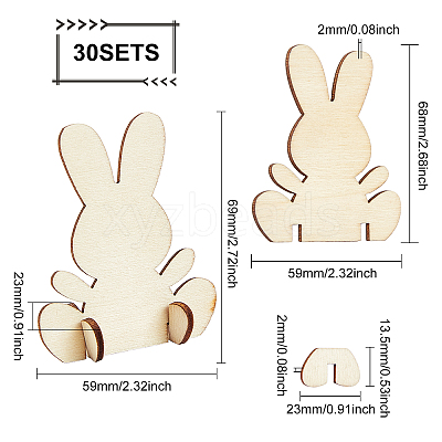 Wooden Stand DIY-FH0002-06-1