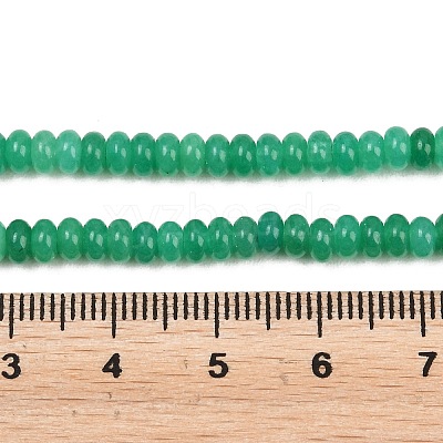 Natural White Jade Beads Strands G-L635-A02-4x2mm-06-1