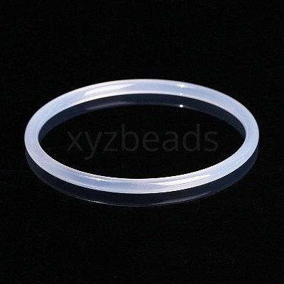 Dyed Natural Agate Simple Plain Bangle for Women FIND-PW0021-09B-07-1