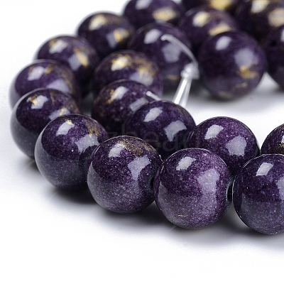 Natural Mashan Jade Beads Strands X-G-F670-A25-8mm-1