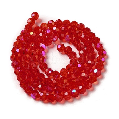Electroplate Transparent Glass Beads Strands LS-EGLA-A035-T6mm-L01-1