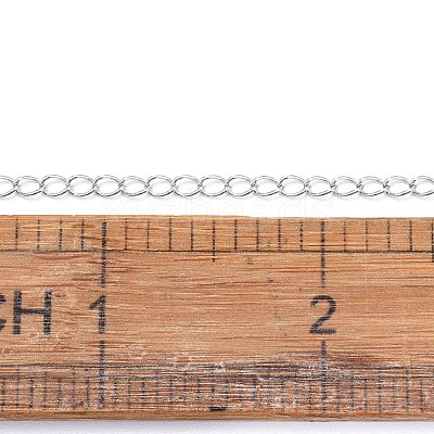 Brass Twisted Chains CHC-Q001-4x3mm-P-1