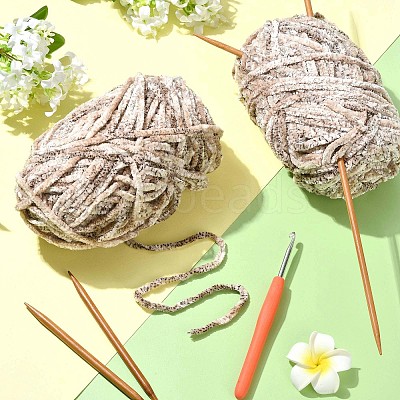 Super Bulky Chenille Polyester Yarn YCOR-FZC0001-01D-1