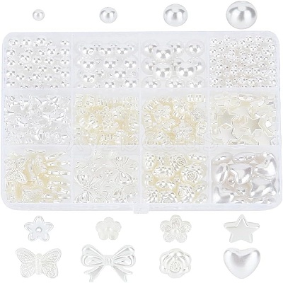 ABS Plastic Imitation Pearl Beads KY-GO0001-05-1