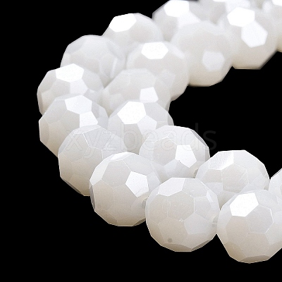 Electroplate Glass Beads Strands EGLA-A035-J10mm-A05-1