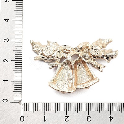 Christmas Alloy Rhinestone Cabochons FIND-U016-03G-02-1