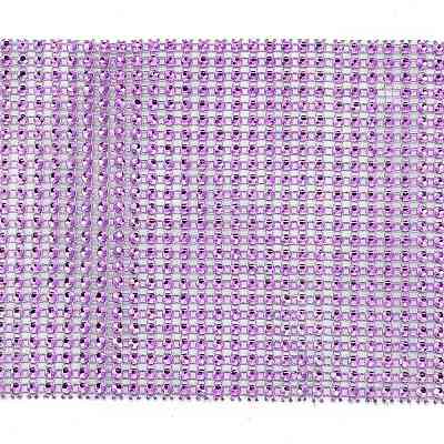 24 Rows Plastic Diamond Mesh Wrap Roll DIY-L049-05A-1