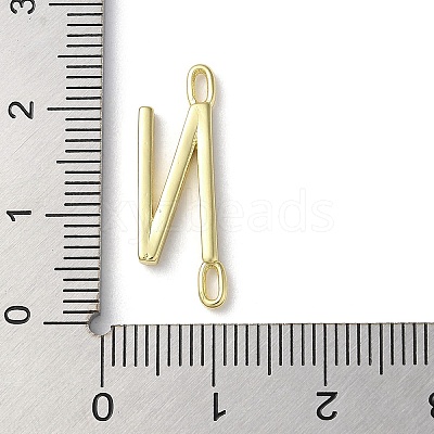 Rack Plating Brass Connector Charms KK-P245-07G-N-1