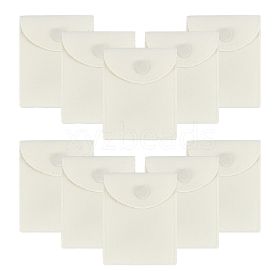 Rectangle Velvet Jewelry Package Bags ABAG-WH0035-055B-03-1
