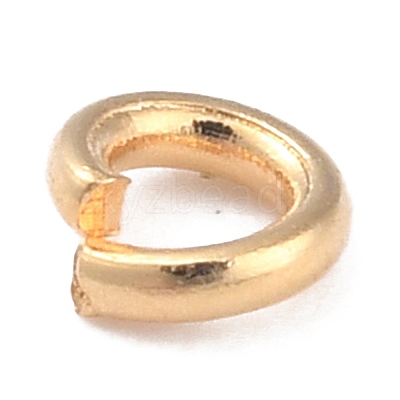 Rack Plating Brass Open Jump Rings X-KK-O139-18D-G-1
