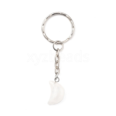 Natural & Synthetic Mixed Gemstone Keychain KEYC-JKC00225-1