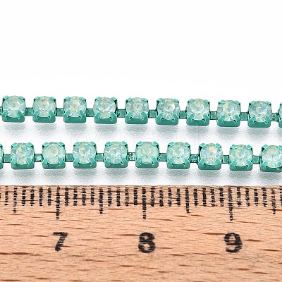 Iron Rhinestone Cup Chains CH-T006-05A-02-1