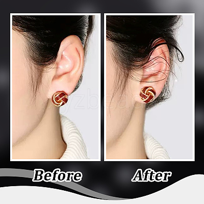 30Pcs Silicone Ear Nuts SIL-BBC0001-04B-1