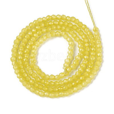 Imitation Jade Glass Beads Strands GLAA-T028-2mm-11J-1