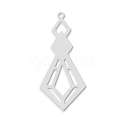 Non-Tarnish 201 Stainless Steel Pendants STAS-S105-LA741-1-1