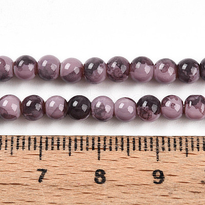Baking Paint Glass Beads X1-DGLA-N003-4mm-C09-1
