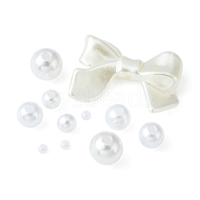 5 Style Imitation Pearl Acrylic Beads OACR-FS0001-31-1