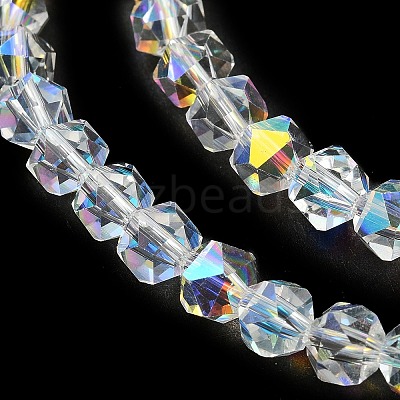 Electroplate Glass Beads X-EGLA-L018-B-AB05-1