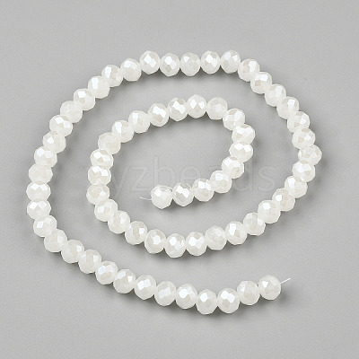 Electroplate Glass Beads Strands X-EGLA-A034-J3mm-A01-1