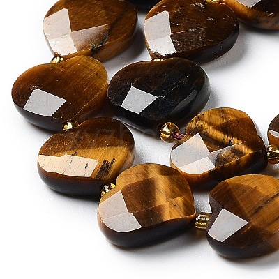 Natural Tiger Eye Beads Strands G-B044-B05-01-1