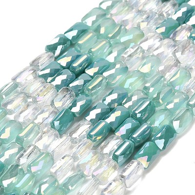 Electroplate Glass Beads Strands EGLA-P068-01A-05-1