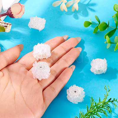 Polymer Clay with Imitation Pearl Beads CLAY-TAC0020-02A-1