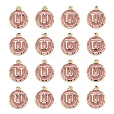 Golden Plated Alloy Enamel Charms LS-ENAM-S118-07U-1
