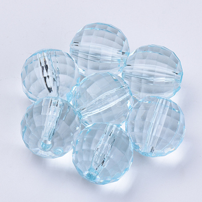 Transparent Acrylic Beads TACR-Q254-10mm-V38-1