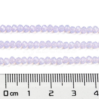 Baking Paint Transparent Glass Beads Strands DGLA-A034-J2mm-B06-1