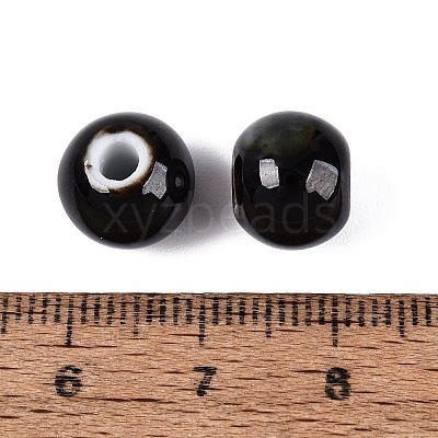 Vintage Handmade Porcelain Beads PORC-Q006-13A-01-1