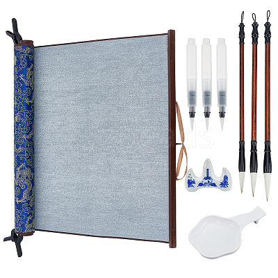 1Pc Chinese Calligraphy Practice Scrolls AJEW-OC0016-32-1