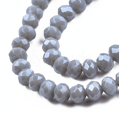 Electroplate Glass Beads Strands EGLA-A034-P3mm-A16-1