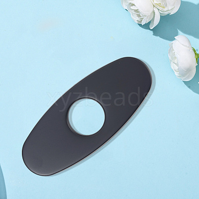 Oval Stainless Steel Faucet Hole Covers STAS-WH20001-18A-EB-1