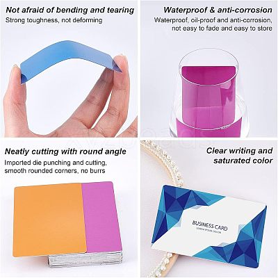 Aluminum Blank Thermal Transfer Business Cards DIY-NB0004-81-1
