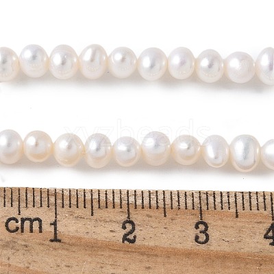 Natural Cultured Freshwater Pearl Beads Strands PEAR-I007-07Q-07A-1