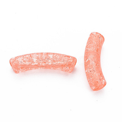 Transparent Crackle Acrylic Beads CACR-S009-001A-N52-1