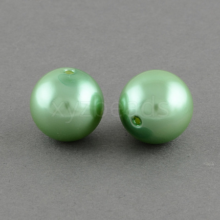 ABS Plastic Imitation Pearl Round Beads SACR-S074-20mm-A34-1