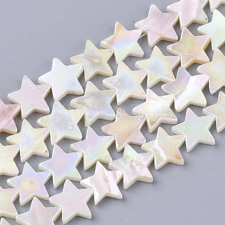 Freshwater Shell Beads Strands X-SHEL-N026-07B-1