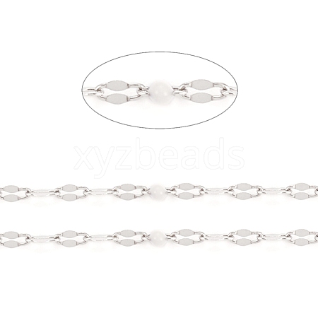 Handmade 304 Stainless Steel Dapped Chains CHS-D026-16I-P-1
