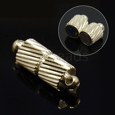 Brass Magnetic Clasps with Loops MC001-1