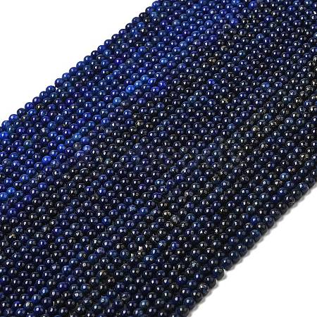 Natural Lapis Lazuli Beads Strands G-K311-14A-5MM-1