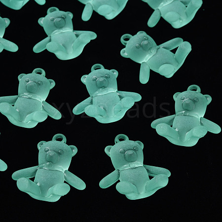 Frosted Acrylic Pendants MACR-S373-60K-01-1