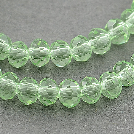 Transparent Glass Beads Strands X-GLAA-R135-2mm-09-1