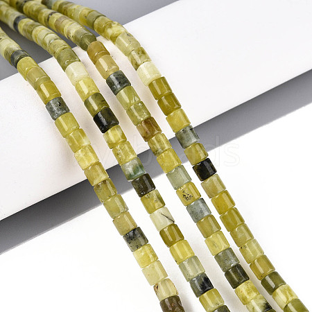 Natural Xiuyan Jade Beads Strands G-T141-86B-02-1